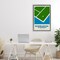 Stupell Industries Wimbledon Tennis Court Floating Frame, design by Andreas Magnusson